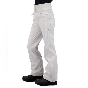 NWOT Obermeyer Bond Jolie Softshell White Pant Full Motion Tech Ski Boarding